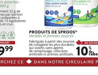 Produits de Sproos