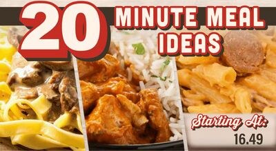 20 MINUTE MEAL IDEAS