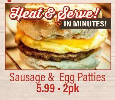 Sausage & Egg Patties