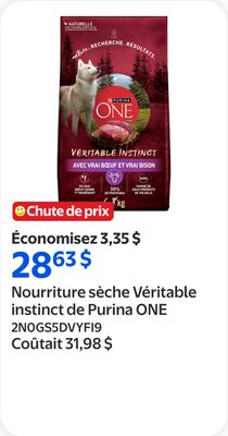 Nourriture sèche Véritable instinct de Purina O…