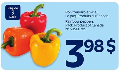 Poivrons arc-en-ciel
