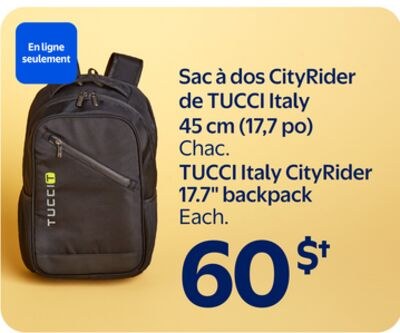 Sac à dos CityRider de TUCCI Italy 45 cm (17,7 …