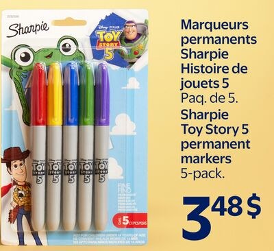 Marqueurs permanents Sharpie Histoire de jouets…