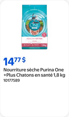 Nourriture sèche Purina One +Plus Chatons en sa…
