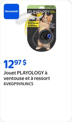Jouet PLAYOLOGY à ventouse et à ressort