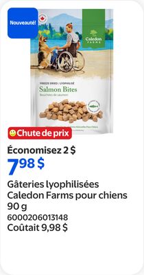 Gâteries lyophilisées Caledon Farms pour chiens…