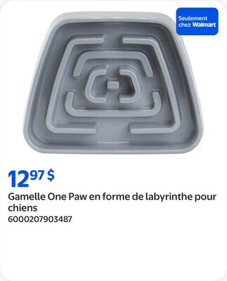 Gamelle One Paw en forme de labyrinthe pour chi…