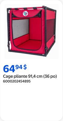 Cage pliante 91,4 cm (36 po)