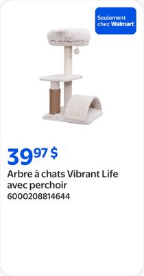 Arbre à chats Vibrant Life avec perchoir