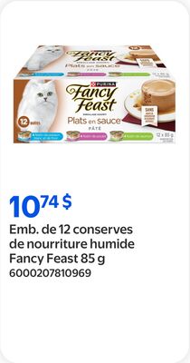 Emb. de 12 conserves de nourriture humide Fancy…