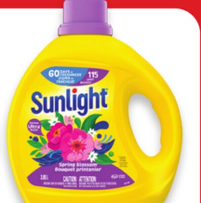 Sunlight liquid laundry detergent