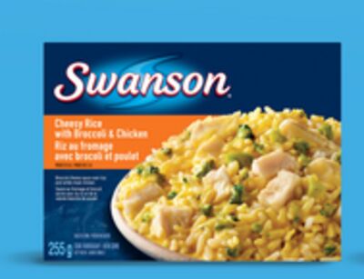 Swanson cheesy rice with broccoli & chicken fro…