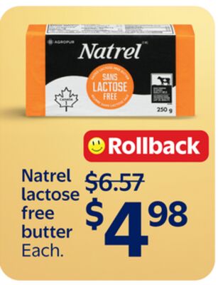 Natrel Lactose Free Butter