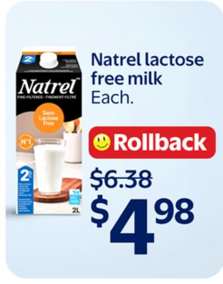 Natrel lactose free milk