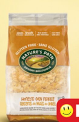 Nature's Path Honey'D corn flakes