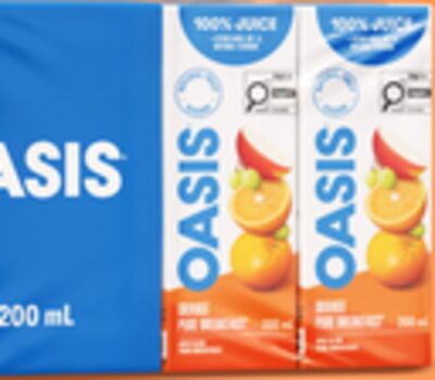 Oasis juice boxes
