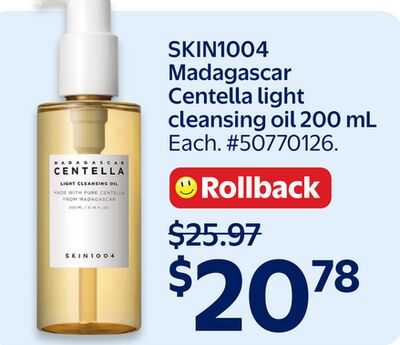 SKIN1004 Madagascar Centella light cleansing oi…