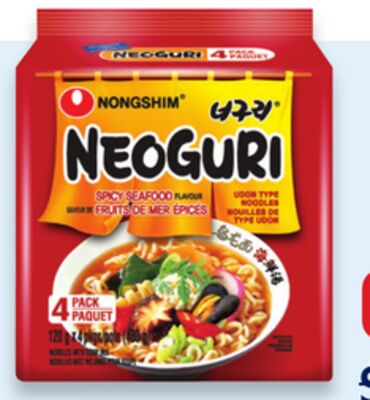 Nongshim 4-pack or KSF 5-pack noodles