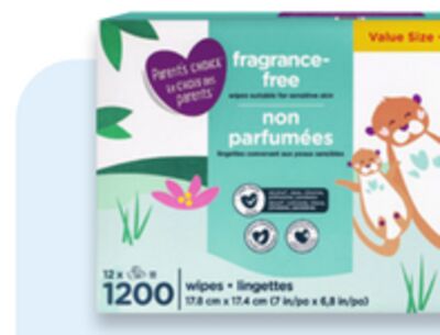 Parent's Choice baby wipes