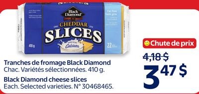 Tranches de fromage Black Diamond