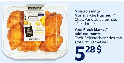 Minicroissants Mon marché fraîcheur