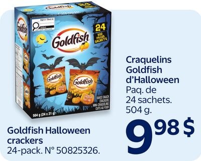 Craquelins Goldfish d'Halloween