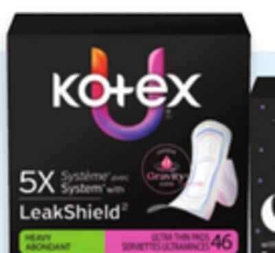 Serviettes ultraminces Kotex