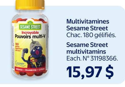 Multivitamines Sesame Street