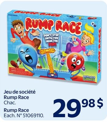 Jeu de société Rump Race