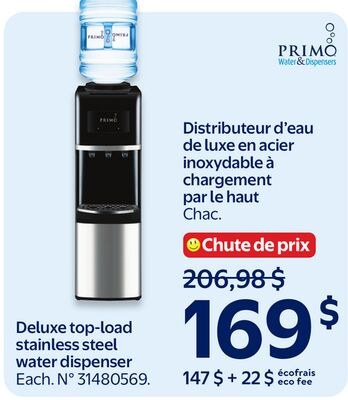 Distributeur d'eau de luxe en acier ne inoxydab…