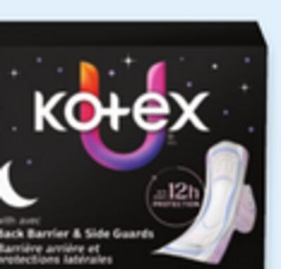 Protège-dessous ou serviettes ultraminces Kotex