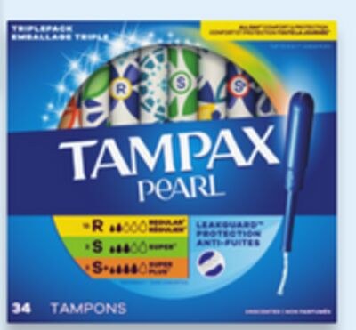 Serviettes hygiéniques tampons Tampax