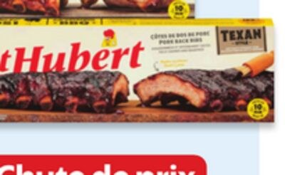 Côtes de dos de porc St-Hubert entièrement cuit…
