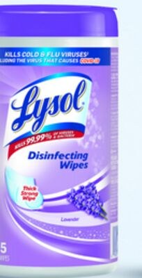 paq. de 75 lingettes désinfectantes Lysol