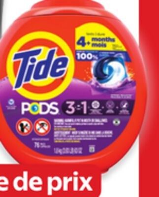 Paq. de 45-76 capsules de detergent à lessive P…