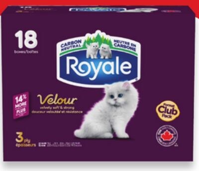 Boîtes de mouchoirs Royale