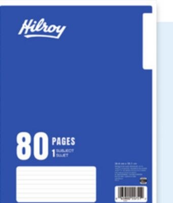 Cahier de notes 1 sujet 80 pages