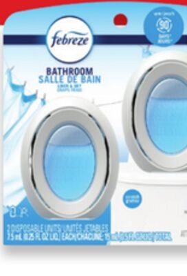 Paq. de 2 assainisseurs pour salle de bain Febr…