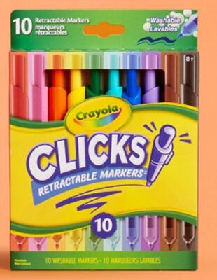 Marqueurs rétractables ou crayons de couleurs m…