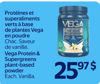 Protéines et superaliments verts à base de plan…