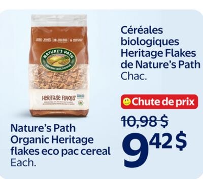 Céréales biologiques Heritage Flakes de Nature'…