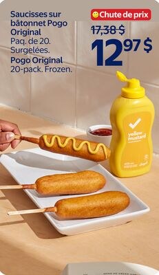 Saucisses sur bâtonnet Pogo Original