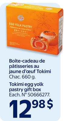 Boîte-cadeau de patisseries au jaune d'œuf Toki…