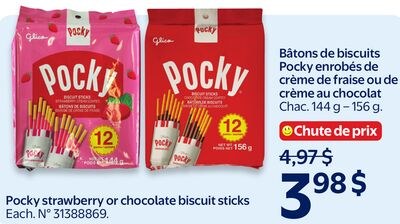 Batons de biscuits Pocky en robés de creme de f…