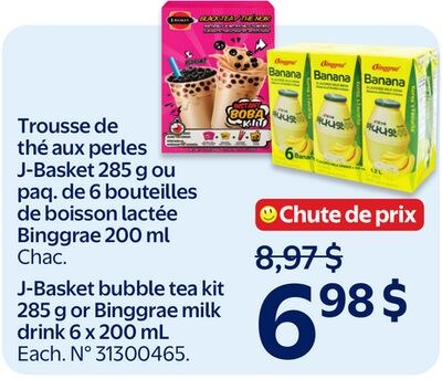 Trousse de thé aux perles J-Basket 285 9 cu paq…