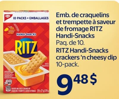 Emb. de craquelins et trempette à saveur de fro…