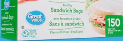 Sacs à sandwich Great Value