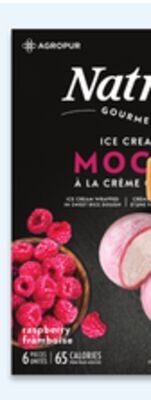 Paq. de 6 mochis à la crème glacée à la framboi…