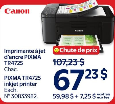 Imprimante å jet d'encre PIXMA TR4725