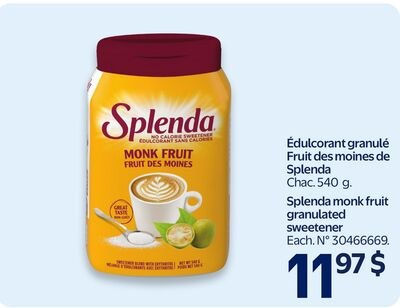 Édulcorant granulé Fruit des moines de Splenda